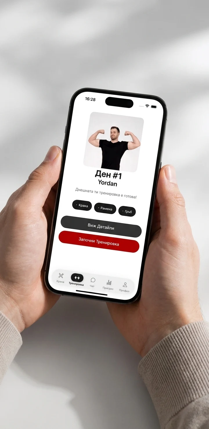 Приложението Dr.Fit — персонален план