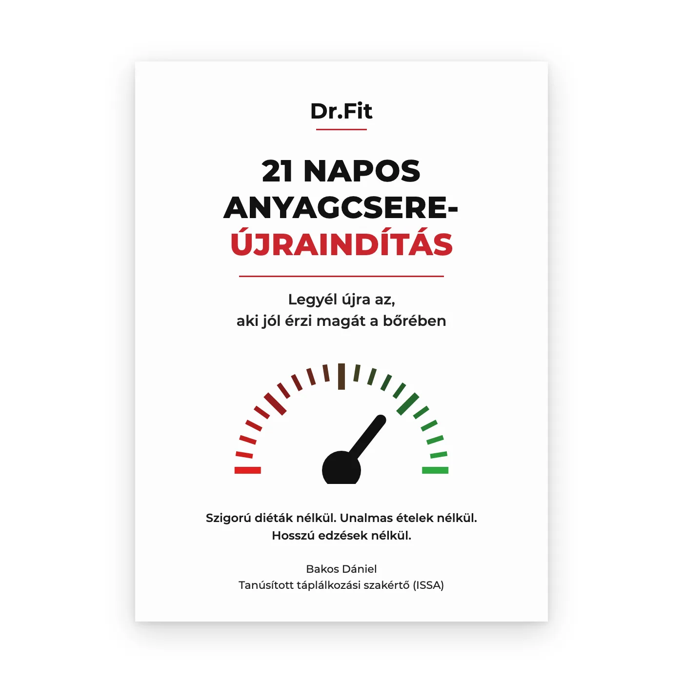 21 napos anyagcsere-újraindítás, borító